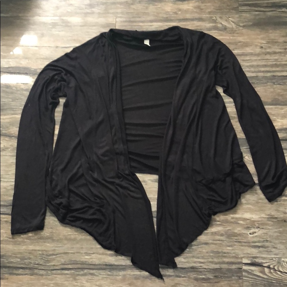 Ambiance apparel black cardigan